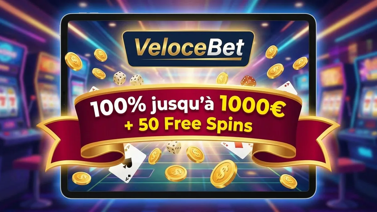 Écran bonus VeloceBet